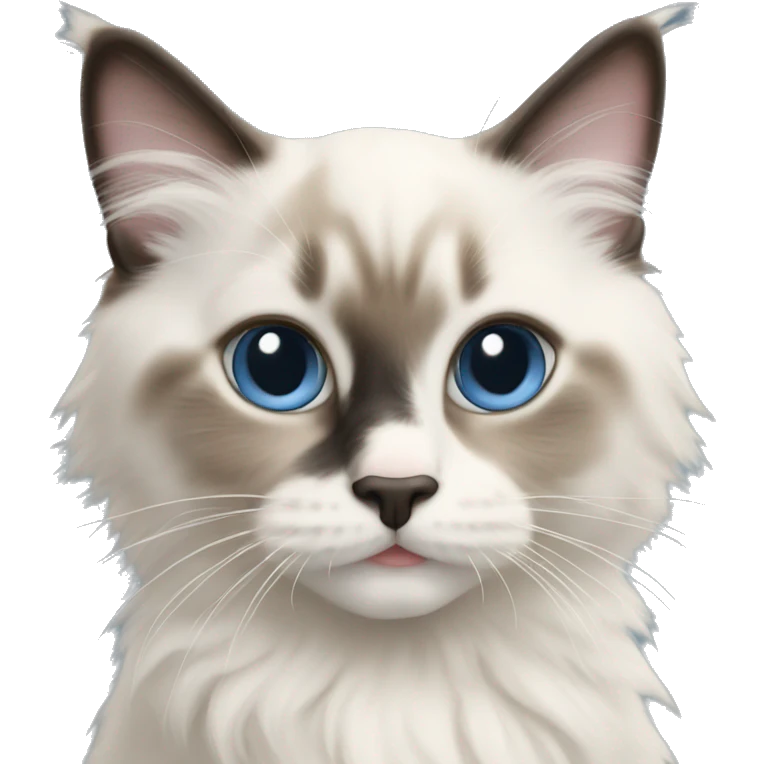 Ragdoll kitten emoji