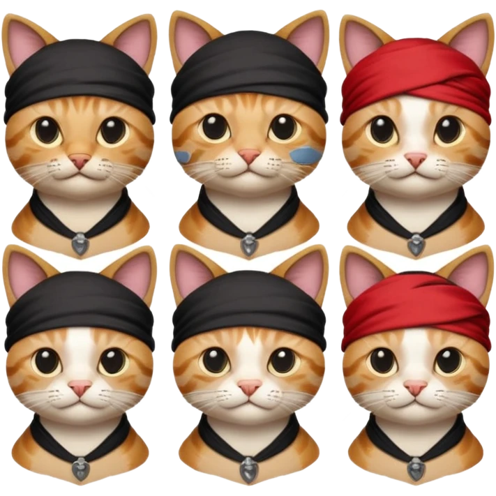 pirate cats emoji