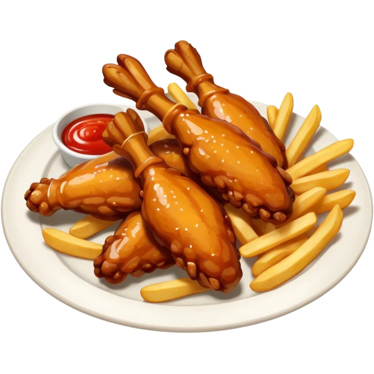 Wing stop meal  emoji