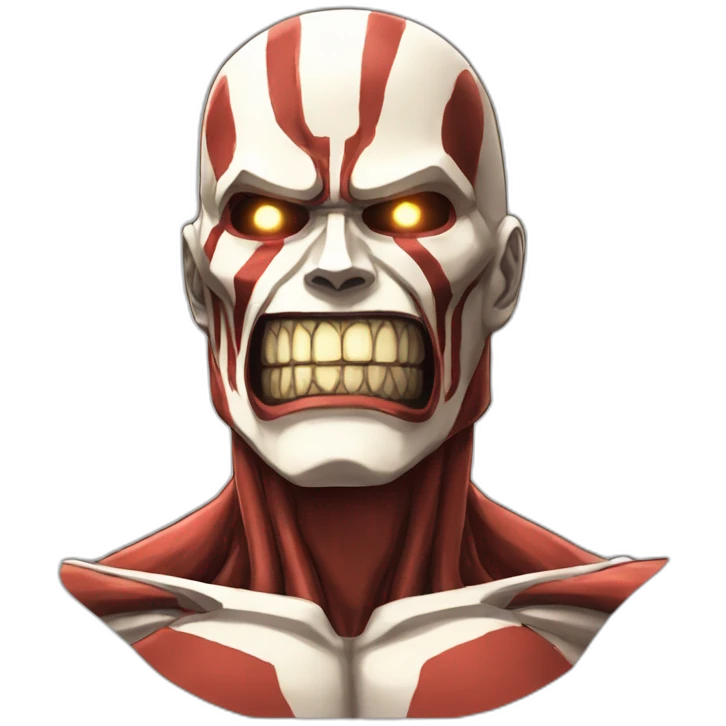 colossal titan happy emoji