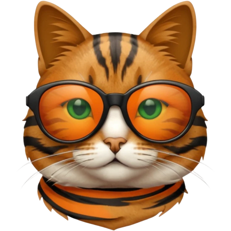 Cat wearing sunglasses emoji