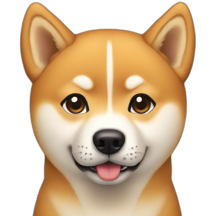 Shiba awkward emoji