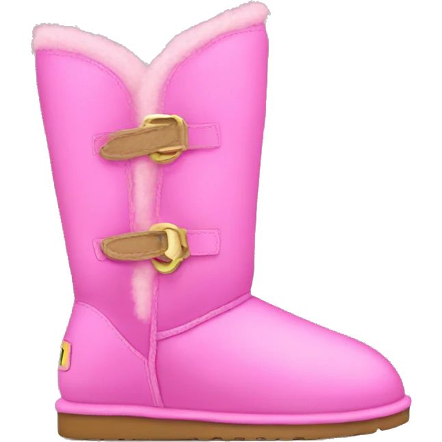 Pink uggs emoji