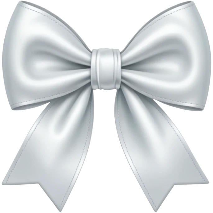 White bow emoji