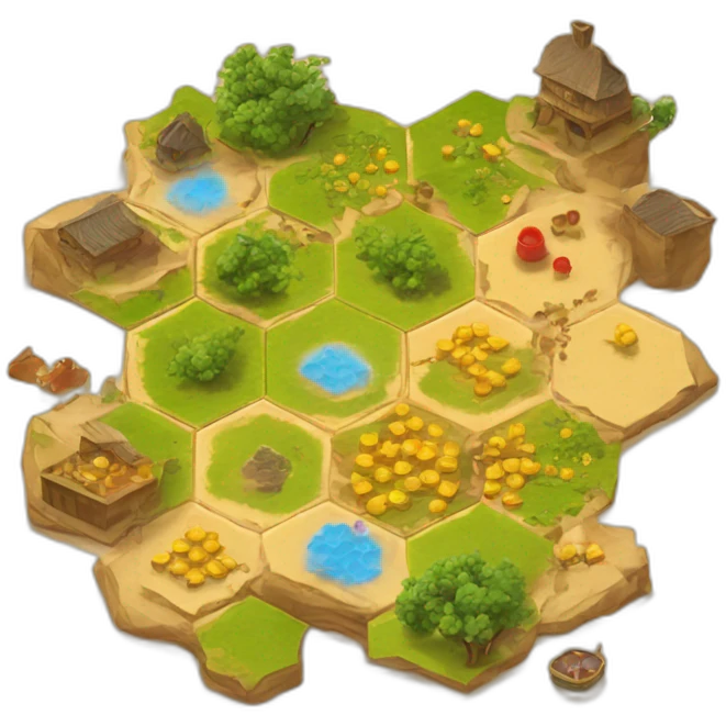 Catan boardgame emoji