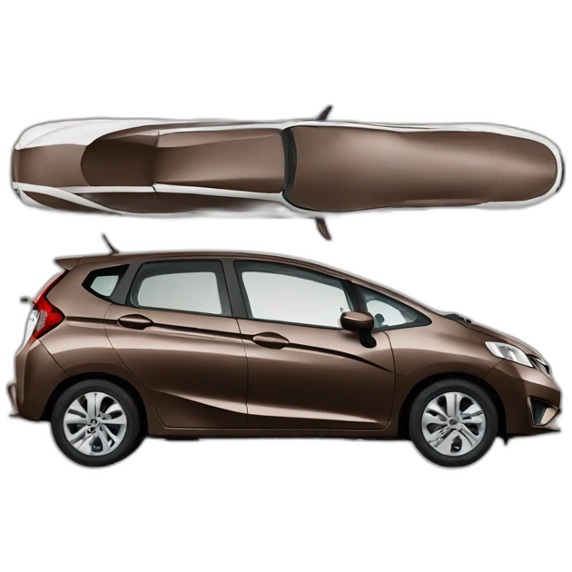 brown 2012 honda jazz emoji