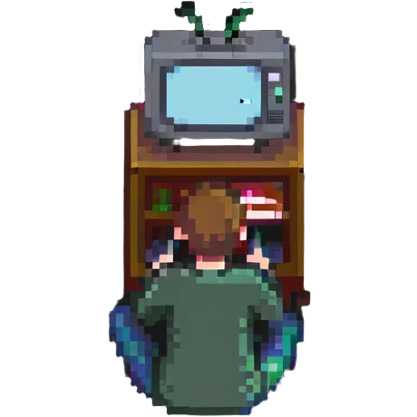person watching TV emoji