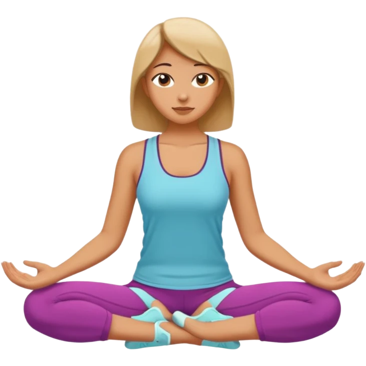 The woman who just woke up is stretching lazily emoji
