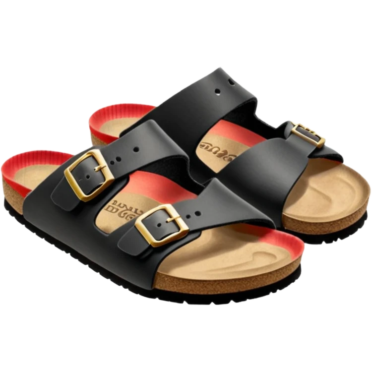 black boston birkenstock emoji emoji
