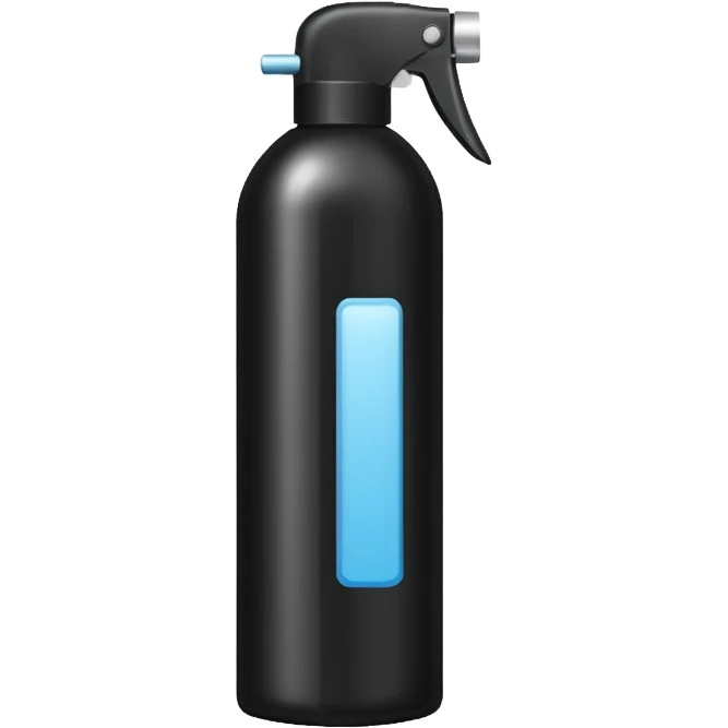 black bottle of hair spray emoji