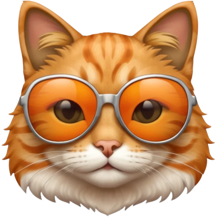 Cat wearing sunglasses emoji