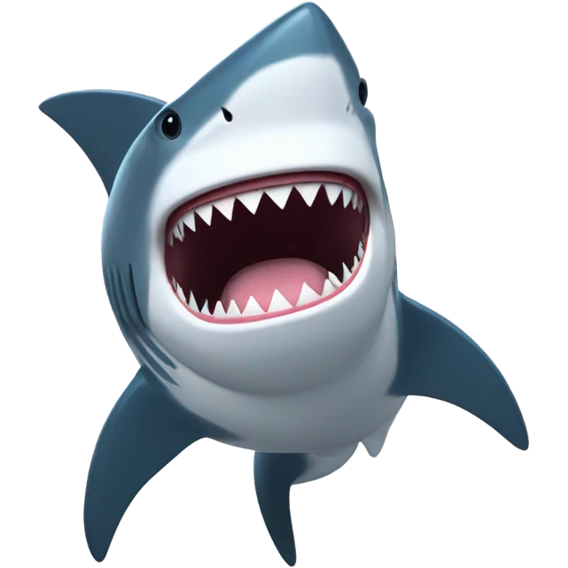 Shark saying hi emoji