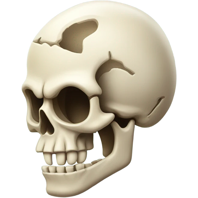 Skull thumbs up  emoji