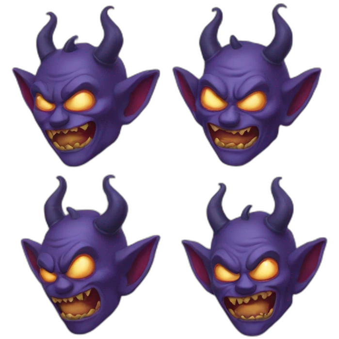 Deux demon emoji