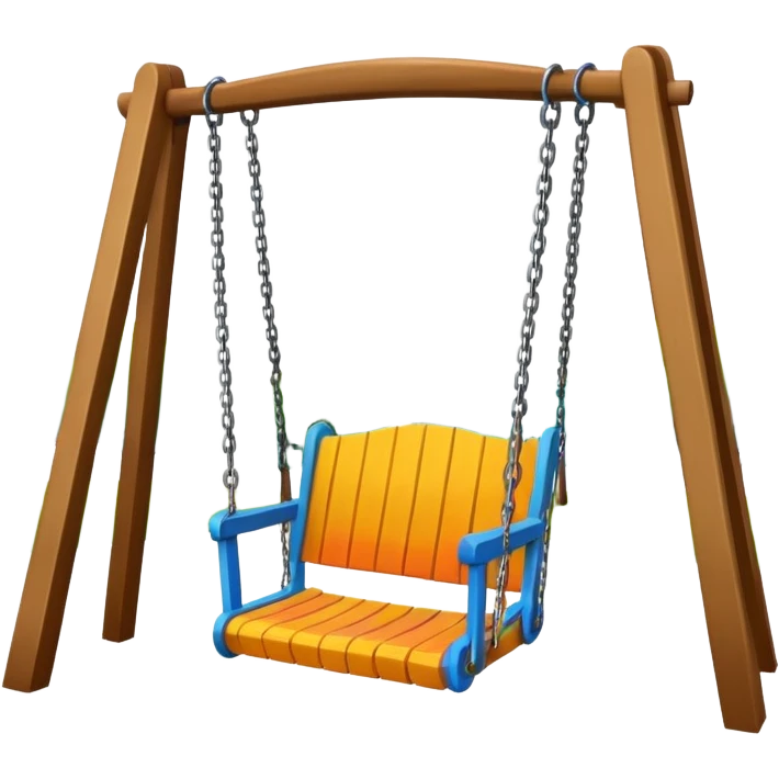 Swing in a park emoji