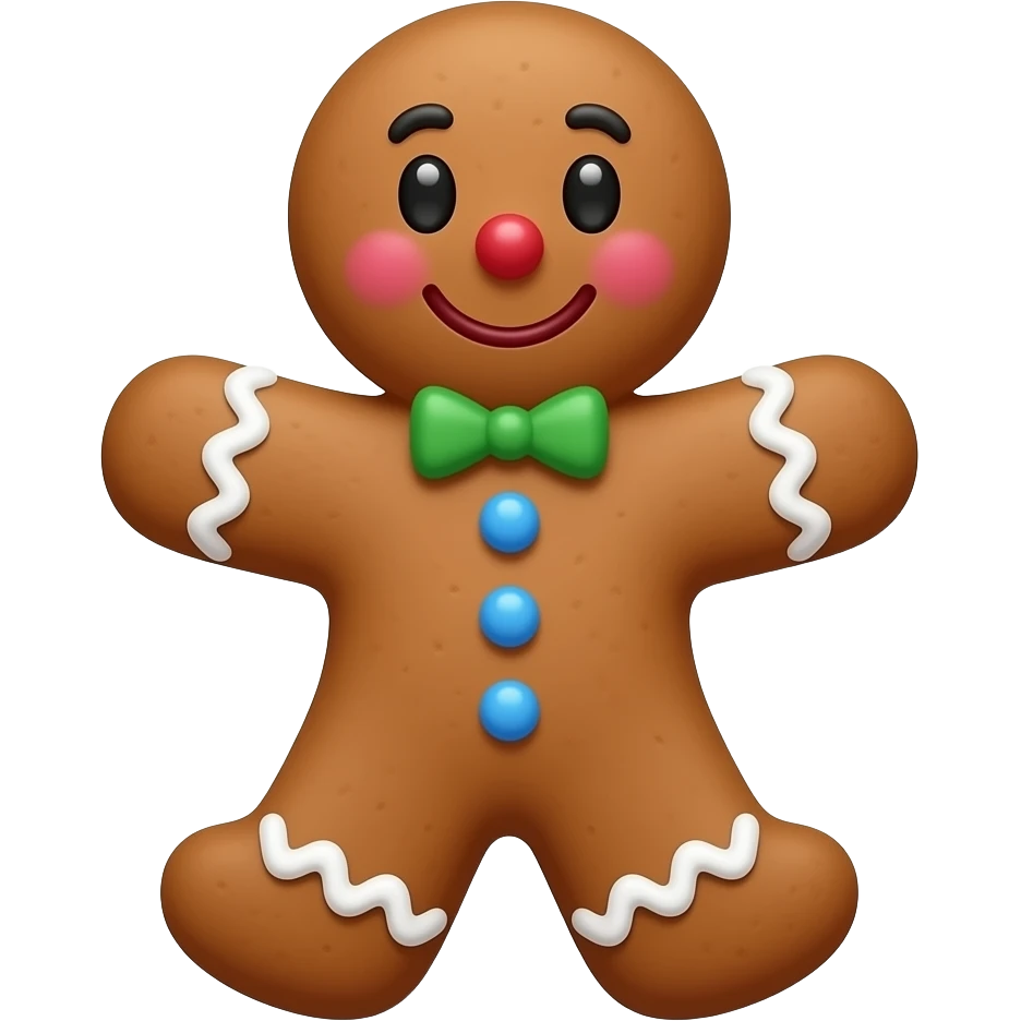 ginger bread man emoji