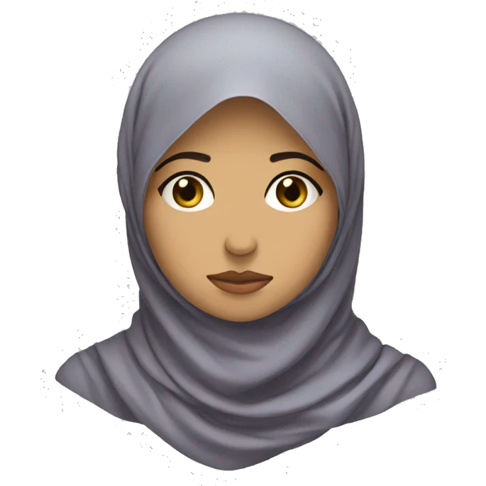 Sad hijabi emoji