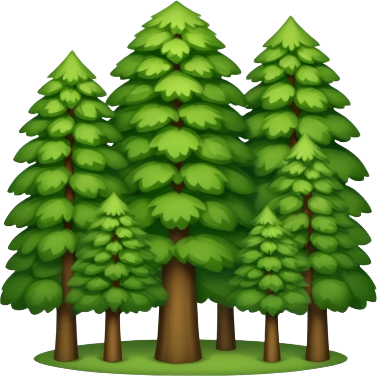 In our hometown, there’s plenty of trees emoji