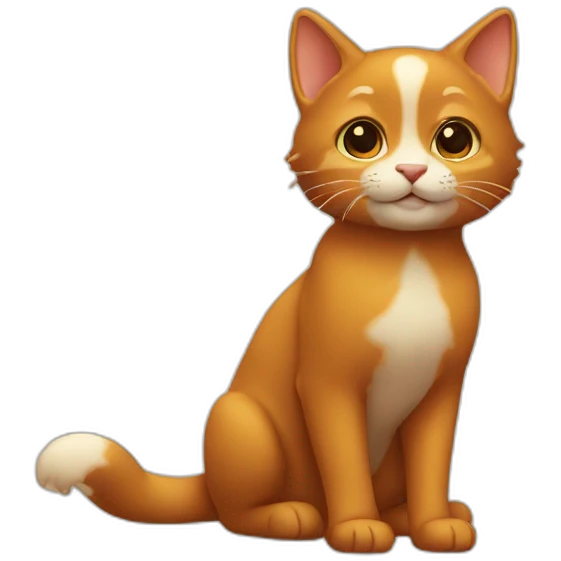 Chat roux emoji