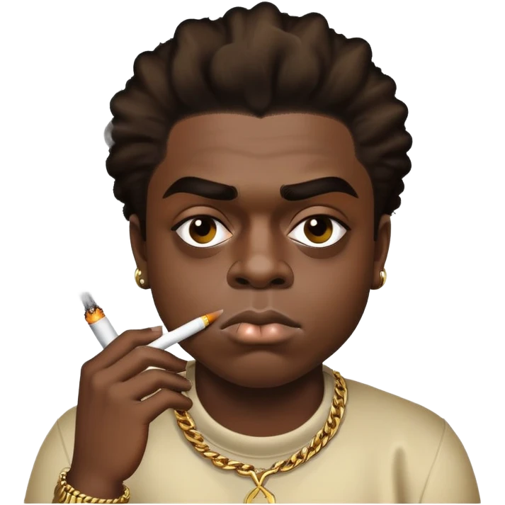 kodak black smoking emoji