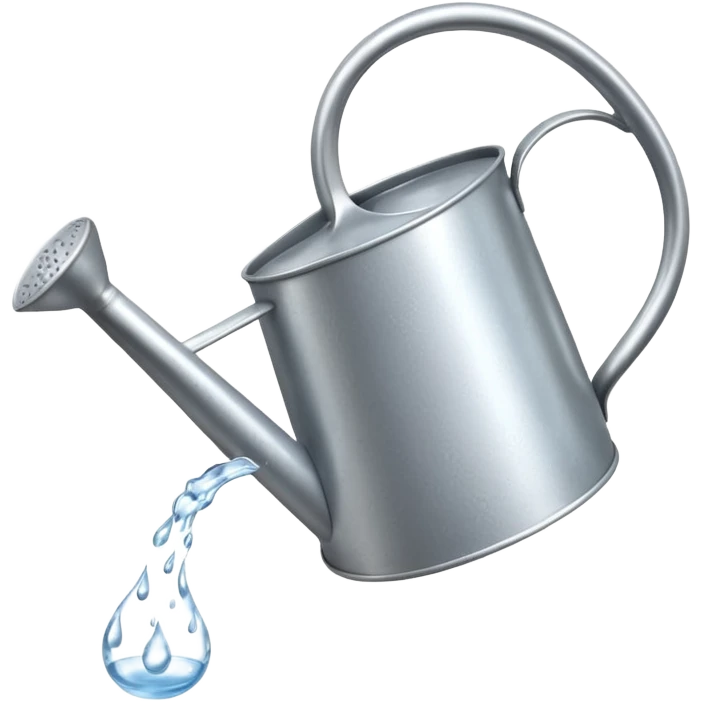 watering can pouring water emoji