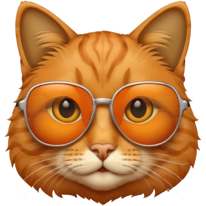 Cat wearing sunglasses emoji