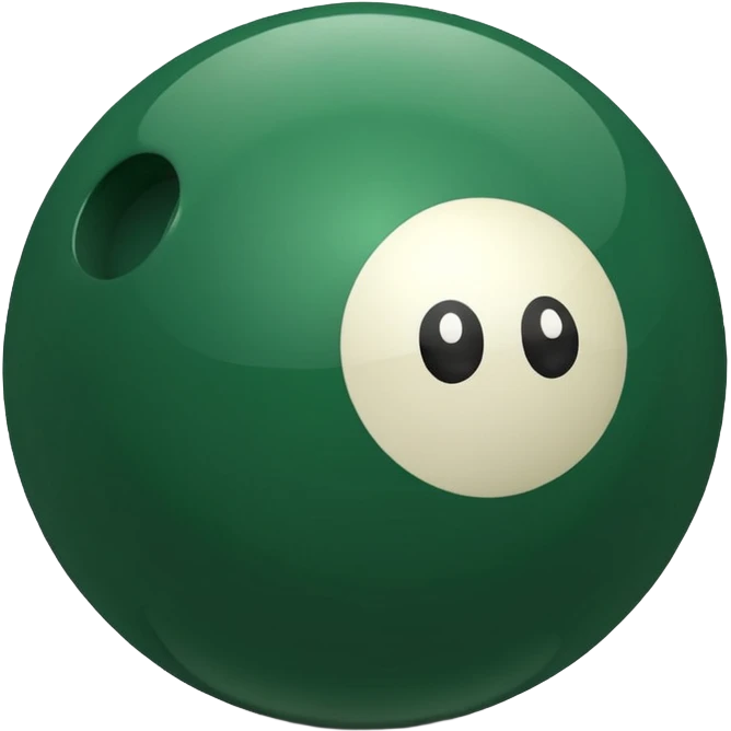 green billiard ball 7 number emoji