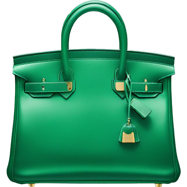 Hermes Emerald Green Birkin  emoji