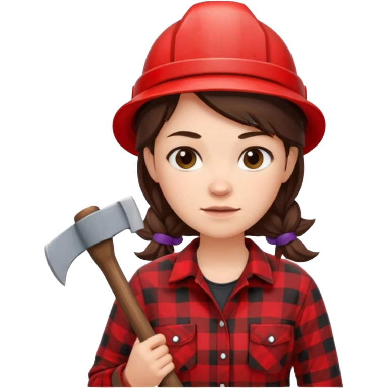 lumberjack woman emoji