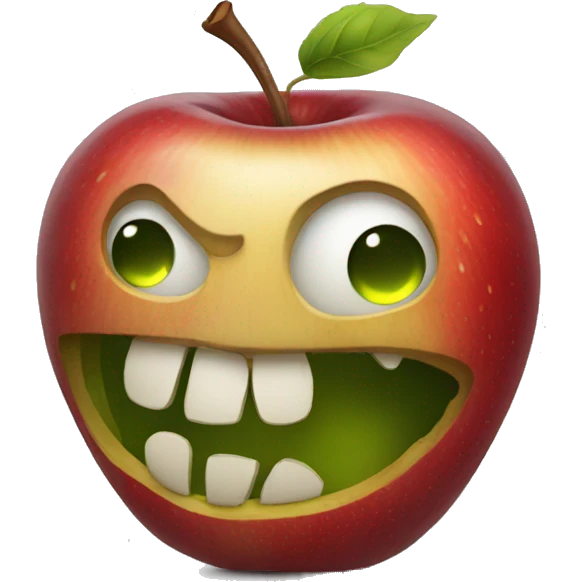 rotten apple emoji