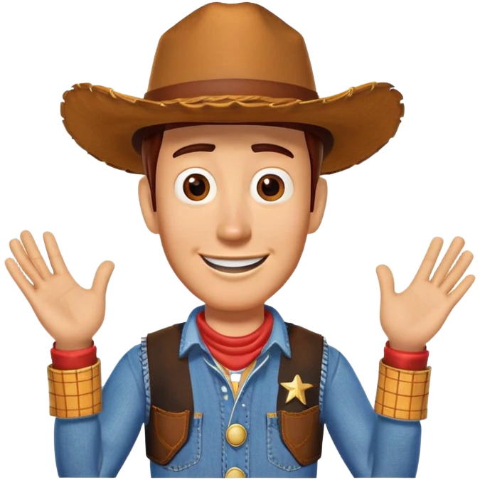 Woody cowboy from Toy Story emoji