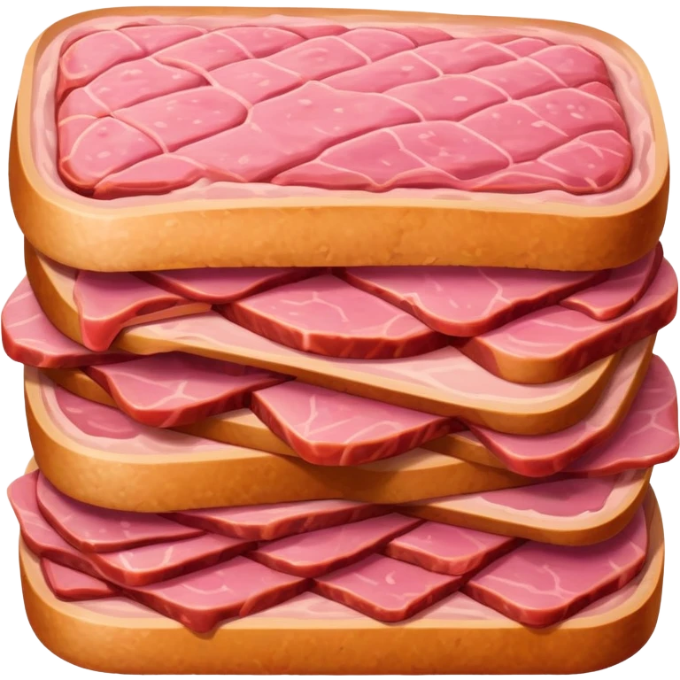 impressionist SPAM MEAT landscape  emoji