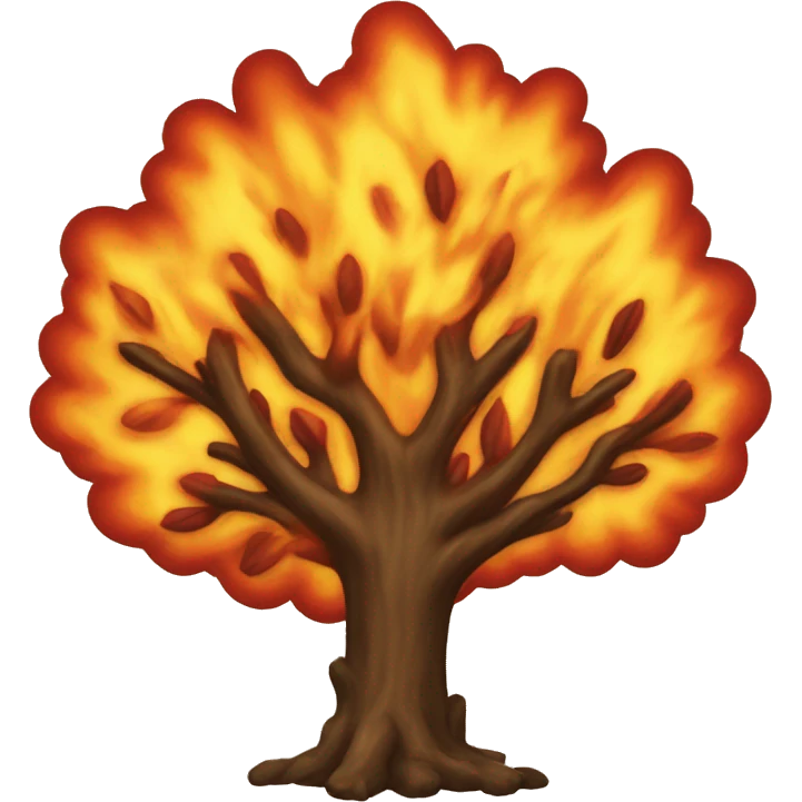 burning bush emoji