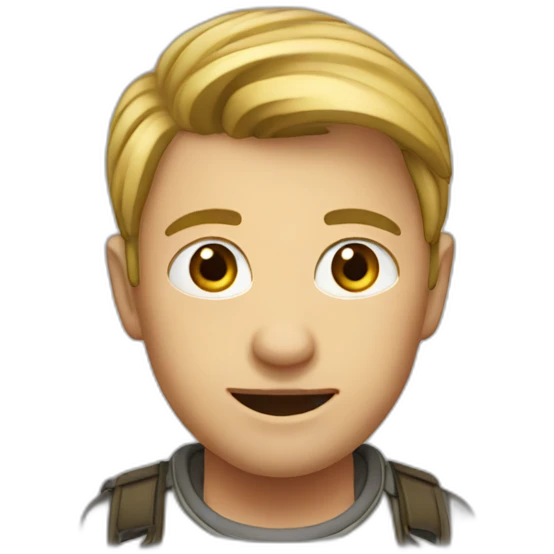 a short hai r emoji