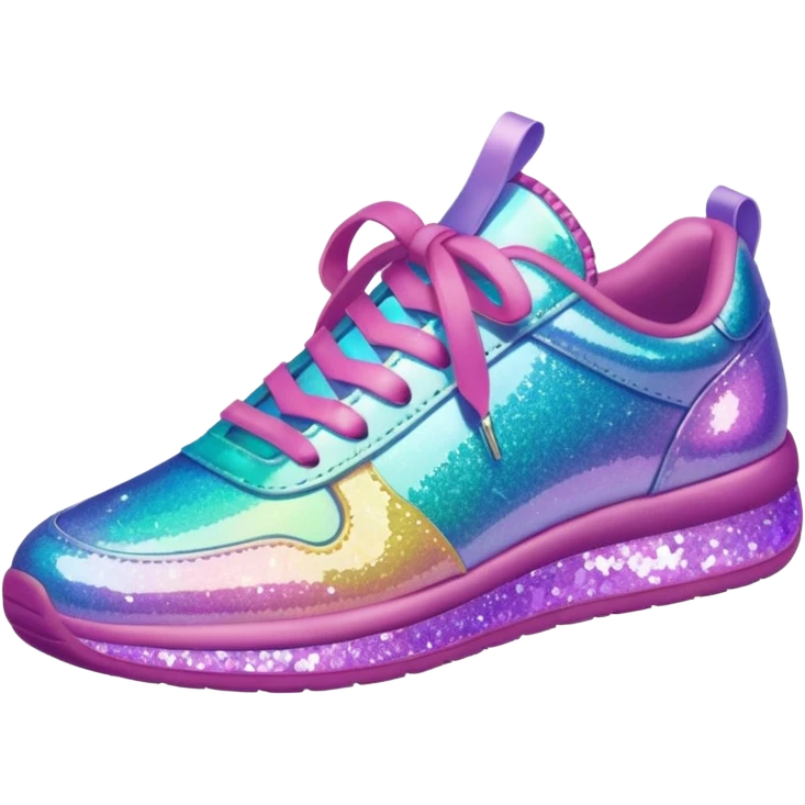 glitter sneakers emoji