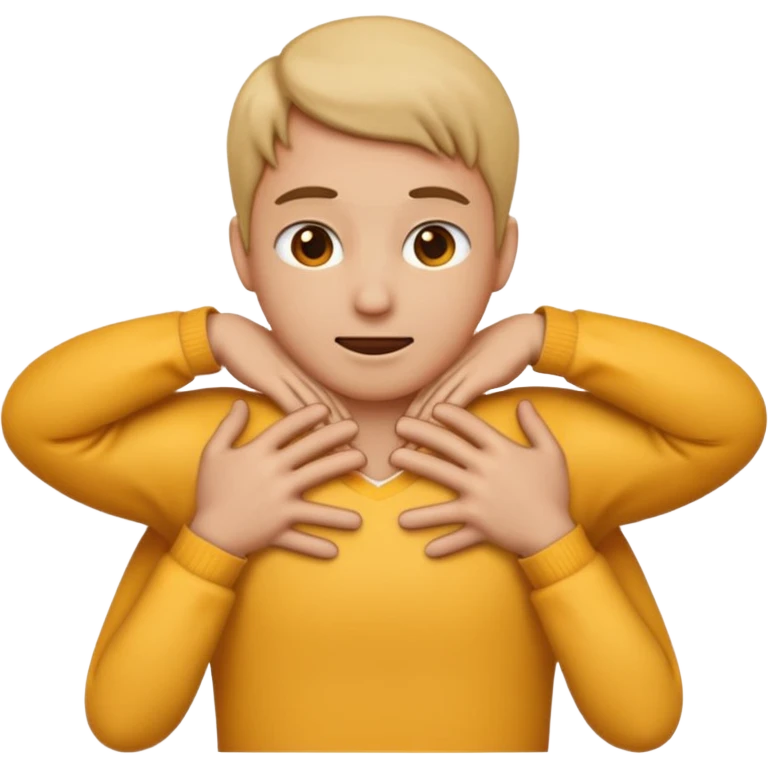 emoji with hands over necks in a chokehold  emoji