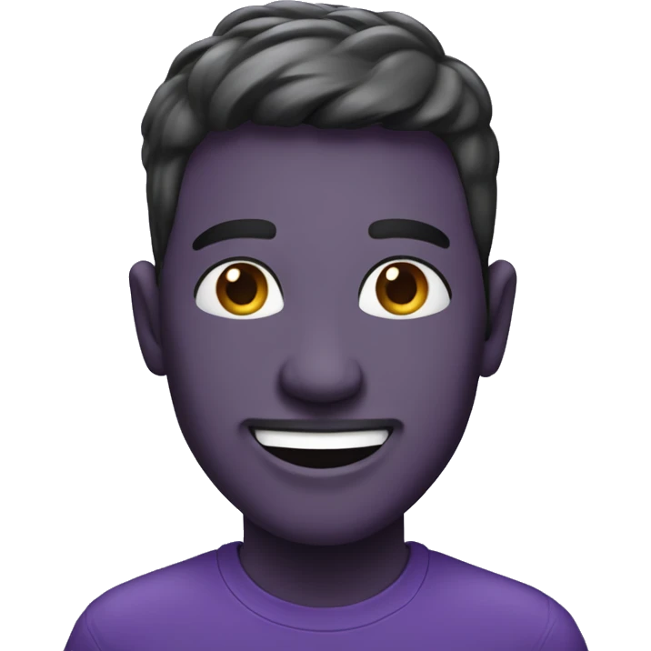 😀 in purple  emoji