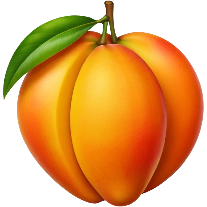 mango cut into a neat square emoji