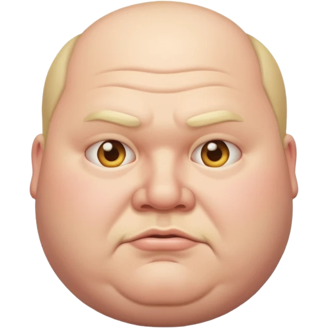 Fat man emoji