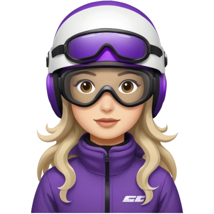 dark purple snowmobile, Sitting on dark purple snowmobile goggles and helmet not covering my face brown eyes long wavy hair white skin dark purple formula 1995 snowmobile change sled color dark purple and white not yellow Snowmobile helmet and goggles, not on my face emoji