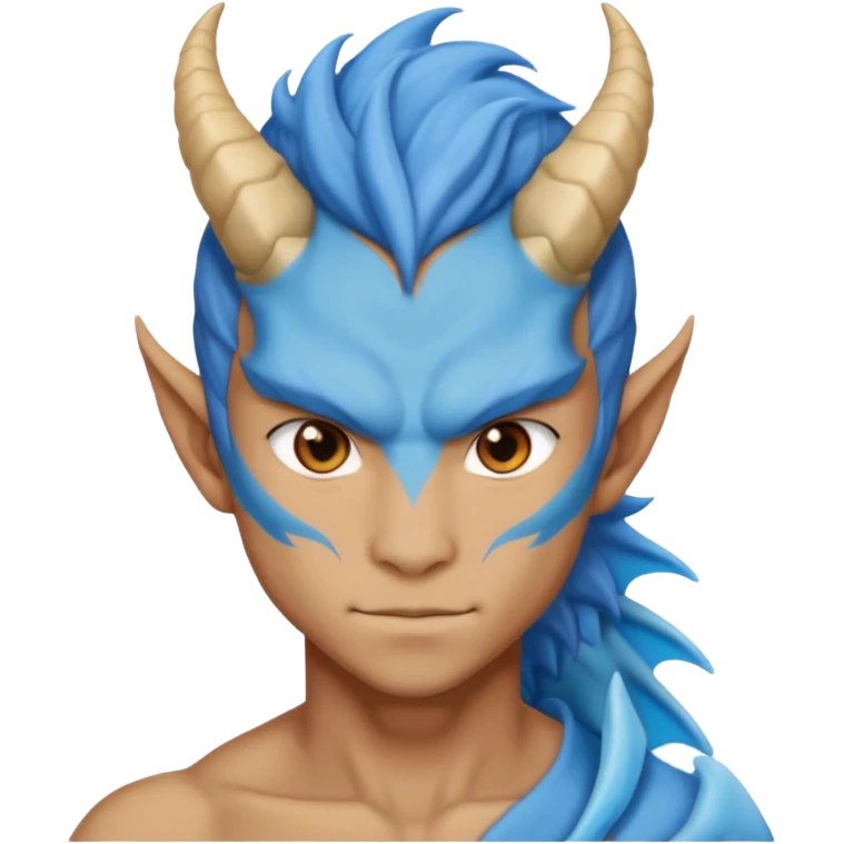 Anime Blue HalfDragonguy emoji