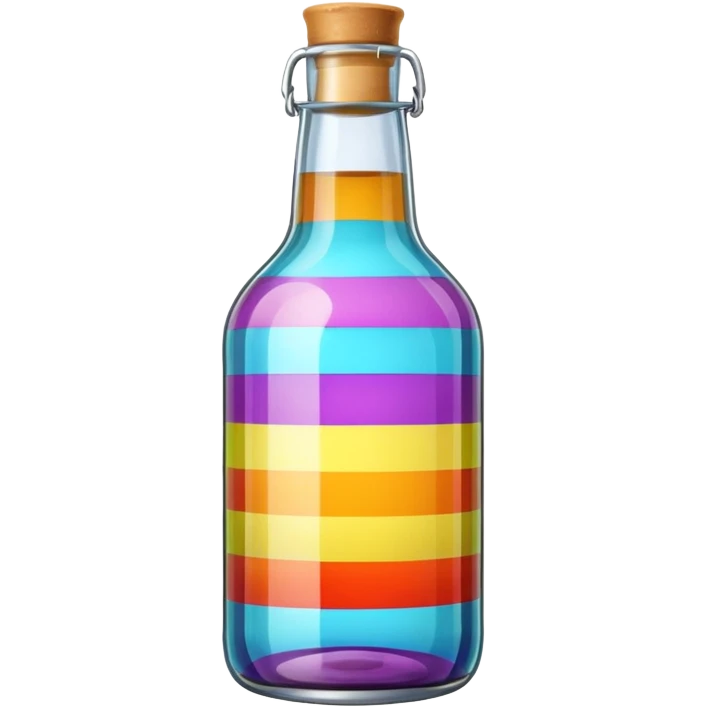 striped bottle  emoji