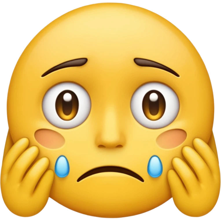 Emoji de cansado y triste emoji
