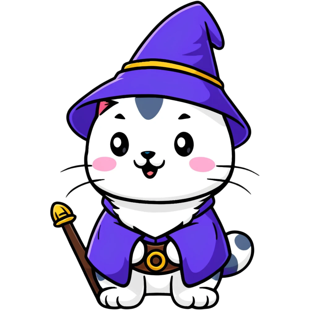 wizard cat emoji