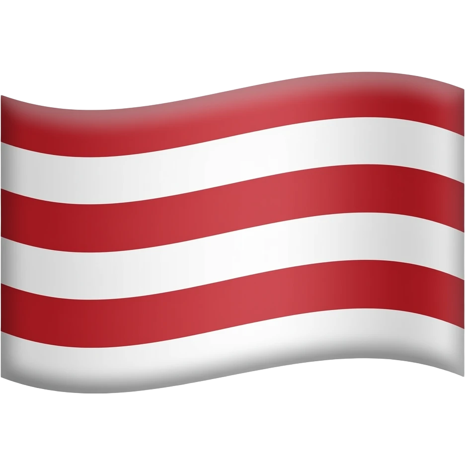 Make Majapahit Flag With 5 Red Stripes And 4 White Stripes, Total 9 Stripss emoji