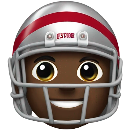 Ohio state Buckeye emoji