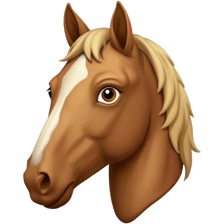 Man with horse head emoji