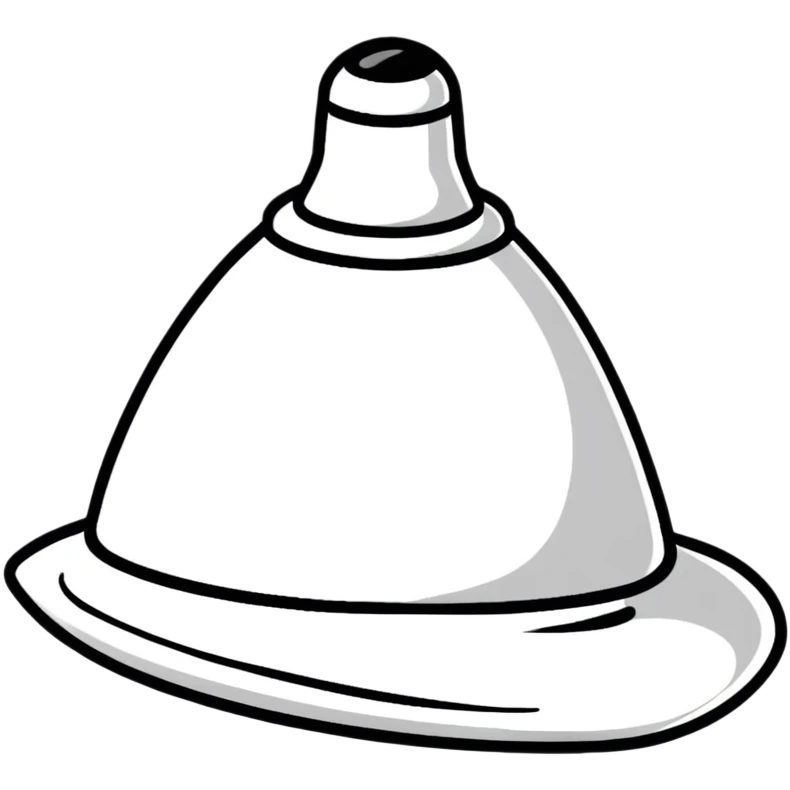 cute pastel pink spinning top toy emoji