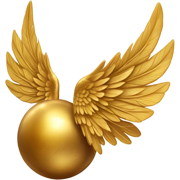 Golden snitch ball harry potter emoji
