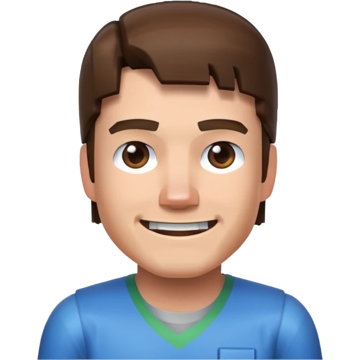 Steve from A Minecraft Movie emoji